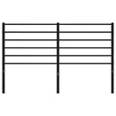 udskiftningsgavl 120 cm metal sort