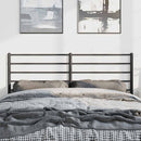 udskiftningsgavl 135 cm metal sort