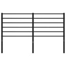 udskiftningsgavl 135 cm metal sort