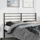 udskiftningsgavl 135 cm metal sort