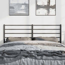 udskiftningsgavl 150 cm metal sort
