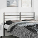 udskiftningsgavl 150 cm metal sort