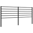 udskiftningsgavl 180 cm metal sort