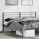 udskiftningsgavl 180 cm metal sort