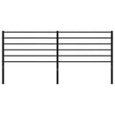 udskiftningsgavl 193 cm metal sort