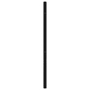 udskiftningsgavl 200 cm metal sort