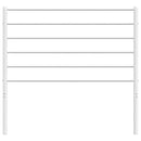 udskiftningsgavl 80 cm metal hvid