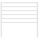 udskiftningsgavl 100 cm metal hvid
