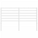 udskiftningsgavl 120 cm metal hvid