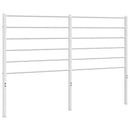 udskiftningsgavl 160 cm metal hvid