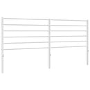 udskiftningsgavl 180 cm metal hvid