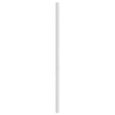 udskiftningsgavl 180 cm metal hvid