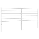 udskiftningsgavl 193 cm metal hvid