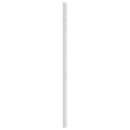 udskiftningsgavl 193 cm metal hvid