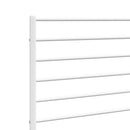 udskiftningsgavl 193 cm metal hvid