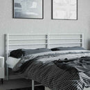udskiftningsgavl 200 cm metal hvid