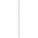 udskiftningsgavl 200 cm metal hvid