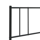 udskiftningsgavl 100 cm metal sort