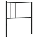 udskiftningsgavl 107 cm metal sort