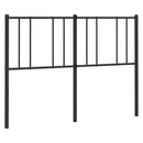 udskiftningsgavl 135 cm metal sort