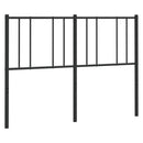 udskiftningsgavl 135 cm metal sort