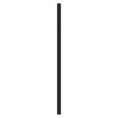 udskiftningsgavl 135 cm metal sort