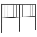 udskiftningsgavl 140 cm metal sort