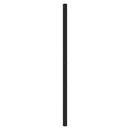 udskiftningsgavl 140 cm metal sort