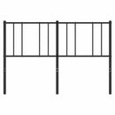udskiftningsgavl 150 cm metal sort