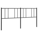 udskiftningsgavl 180 cm metal sort