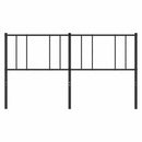 udskiftningsgavl 180 cm metal sort