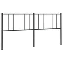 udskiftningsgavl 200 cm metal sort