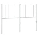 udskiftningsgavl 135 cm metal hvid