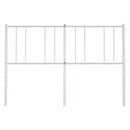 udskiftningsgavl 135 cm metal hvid