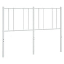 udskiftningsgavl 135 cm metal hvid