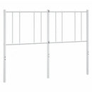 udskiftningsgavl 160 cm metal hvid