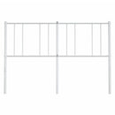 udskiftningsgavl 160 cm metal hvid