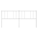 udskiftningsgavl 180 cm metal hvid