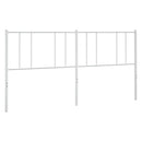 udskiftningsgavl 180 cm metal hvid