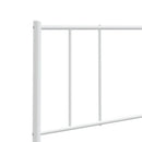 udskiftningsgavl 180 cm metal hvid