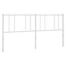 udskiftningsgavl 193 cm metal hvid
