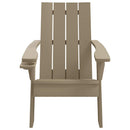 Adirondack-havestol 75x88,5x89,5 cm polypropylen lysebrun