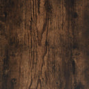 sengeborde 2 stk. 39x39x47,5 cm konstrueret træ røget eg