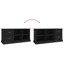 tv-bord 102x35,5x47,5 cm konstrueret træ sort