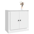 skænk 70x35,5x67,5 cm konstrueret træ hvid