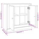skænk 70x35,5x67,5 cm konstrueret træ betongrå