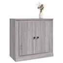 skænk 70x35,5x67,5 cm konstrueret træ grå sonoma-eg