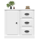skænk 70x35,5x67,5 cm konstrueret træ hvid