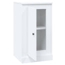 skænk 37,5x35,5x67,5 cm konstrueret træ hvid