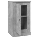 skænk 37,5x35,5x67,5 cm konstrueret træ betongrå